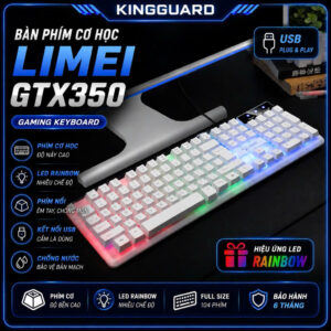 Bàn phím cơ LIMEI GTX350 LED Rainbow